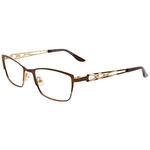 TAKUMI TK975 Eyeglasses 010 Matt Bronze   Shiny Gold 52mm